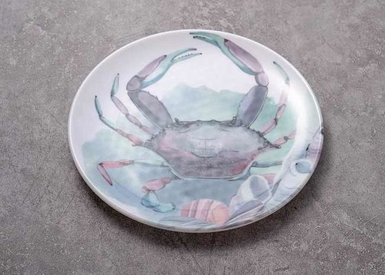 Cadmium Free White 100% A5 Melamine Dinnerware Plates
