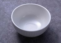 FDA Certificated 5 Inch Embossed White Porcelain Bowls
