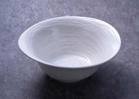 Porcelain Irregular Starter Deep White Soup Bowls 10'' 12''