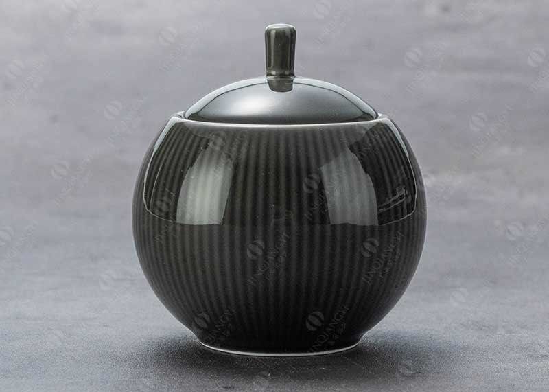 15Pc On Glazed Embossed High Temperature Ceramic Coffee Pot Set